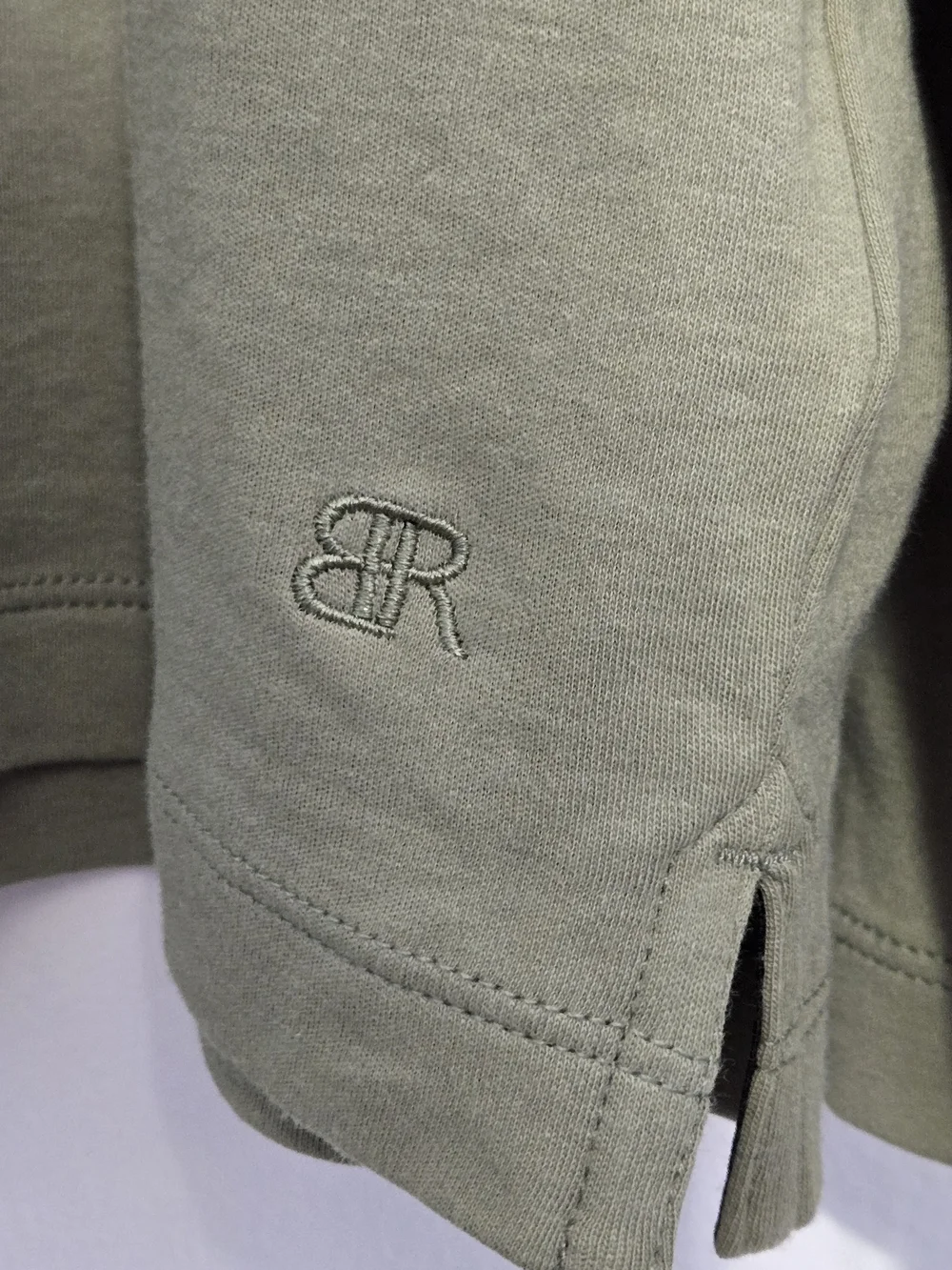 Banana Republic Men's XL Long Sleeve Polo Shirt 100% Cotton Olive Green